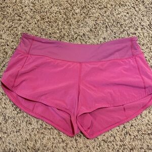 Lululemon pink shorts